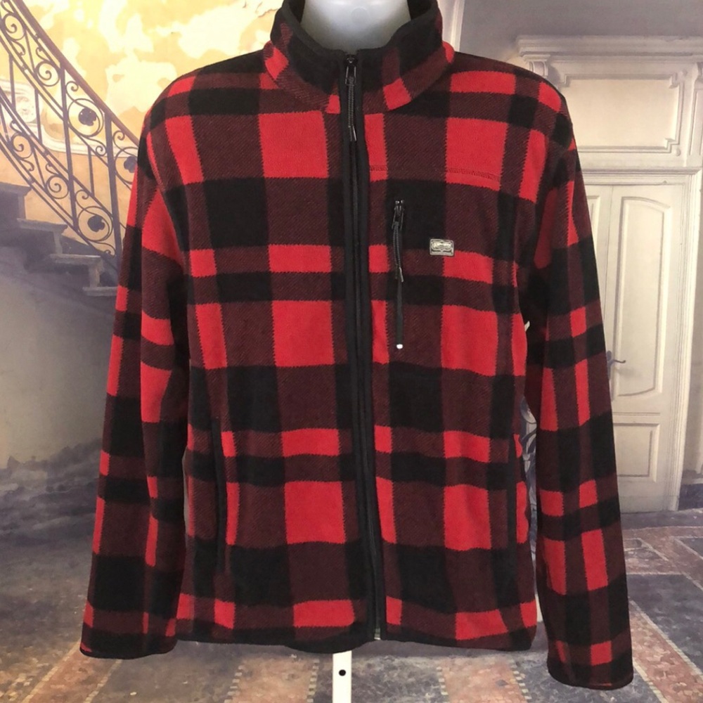 ✨🪓Ralph Lauren Red Lumberjack Fleece Jacket🪓